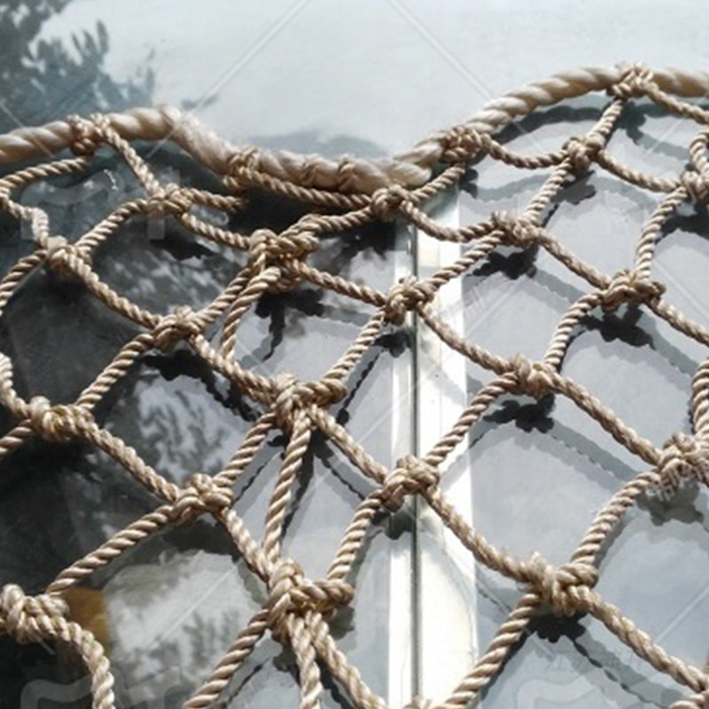 Vinylon flame retardant safety net